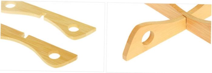 Bamboo Insulation Pad for Casserole Heat Protection Detachable Kitchen Rack with Multi-Functional Table Decor for Pots Bowls and Dishes - Image 2